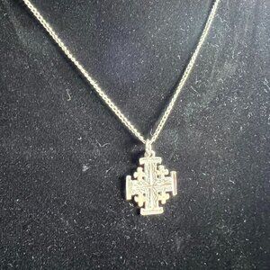 Authentic Sterling Silver Jerusalem Cross